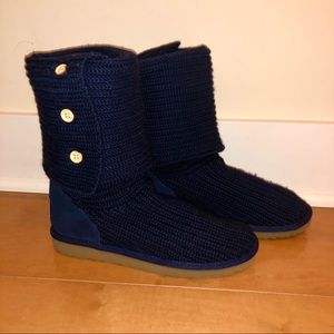 UGG Classic Cardy Boots - Navy